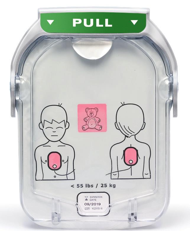 * Den ger också vägledning i hur man utför hjärt-lungräddning på spädbarn/barn. Hur enkelt är det? HeartStart 1 (HS1) är skapad för personer som aldrig har använt en defibrillator förut.