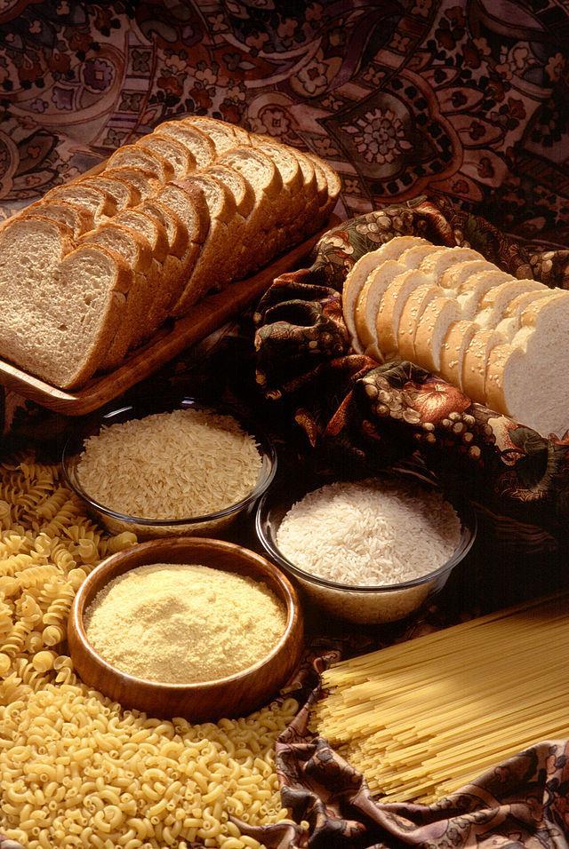 Spannmål Bröd av vete, råg, korn Bovete Couscous Havre