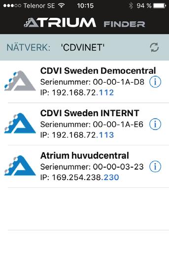 Integreringen är utformad för att på bästa möjliga sätt hjälpa administratören att få översikt över sin lokal.