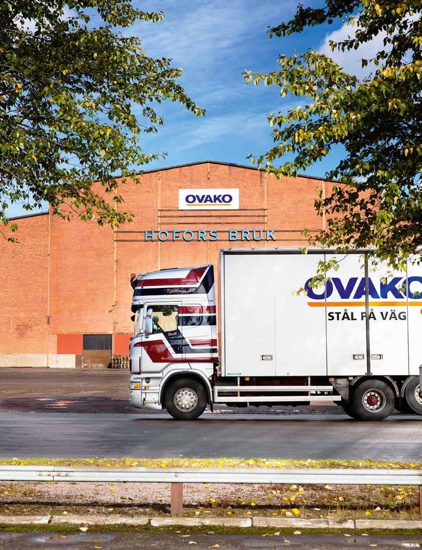 Hållbarhet Ovako erbjuder världsledande produkter för kundanpassade applikationer.