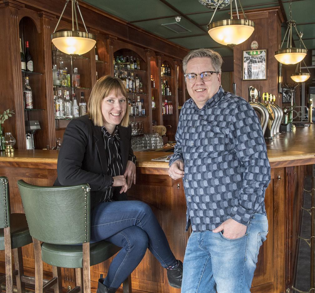 Jenny och Putte Sahlin Svensson, Musikhotellet Hulingen. Vi samverkar med Campus i Småland på flera olika sätt. Vi handleder och är mentorer till studenter, sen gör de praktik och jobbar här.