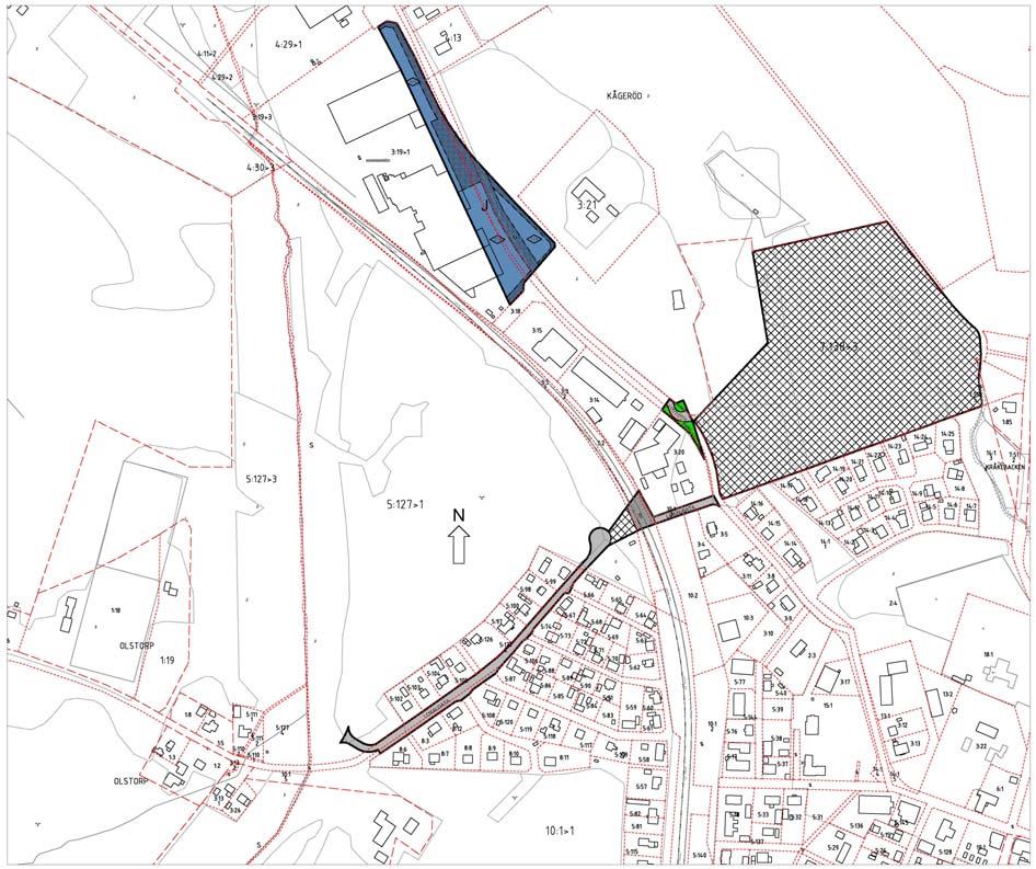 7 (11) Plankarta Planbestämmelser MARKANVÄNDNING Allmän platsmark Gata med trafik inom område Gata med kommunalt huvudmannaskap Kvartersmark: Park