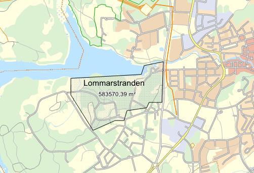 Det aktuella planområdet är beläget i utkanten av Norrtälje.