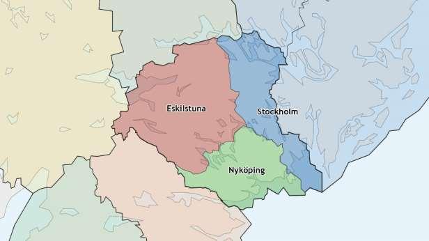 24 Funktionella arbetsmarknadsregioner i Södermanland Källa: Regionförbundet Sörmland/SCB Pendlingen har ökat mycket starkt under perioden i flertalet kommuner, se diagram nedan.