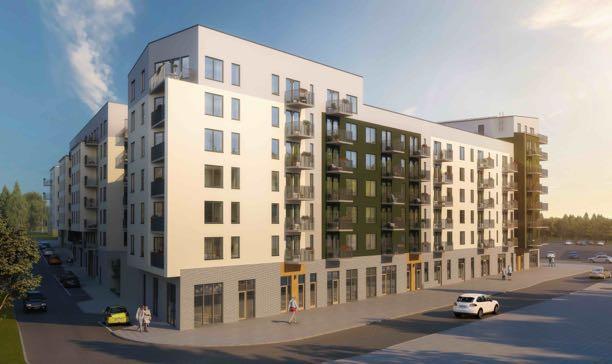 med 267 bostäder ej byggstartade Q1 2018 såldes 64 (106) bostäder, varav sålda i