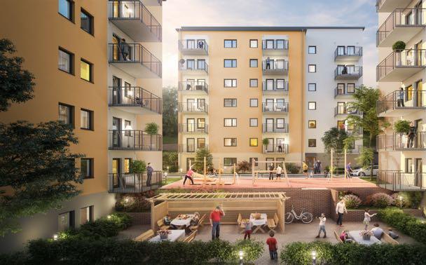 Hus 4, Q4 2018 o Försäljningsgrad (Etapp I): 79 % o Byggstart: Etapp I+II