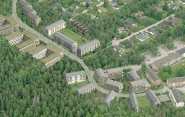Planprojekt Tumba Skog, Botkyrka o 17 ha råmark förvärvad 2014 från privat säljare o Planstatus: Antagen