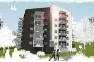 Nybyggnad Flerbostadshus Byggtekniskt antal huskroppar 4st Antal våningar 4st Antal lägenheter 44st Nybyggnad av flerbostadshus på Söderhöjden, Jakobsberg Söderhöjden JÄRFÄLLA: SÖDERHÖJDEN PÅ TOPPEN