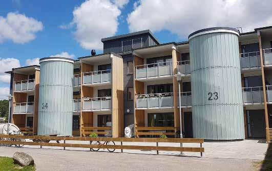 RENOVERING FÖRBOS BOSTÄDER BRATTÅSVÄGEN Renovering med hänsyn Husen på Brattåsvägen 15 26 i Landvetter centrum, byggdes i slutet av sjuttiotalet. 2014 var det dags för en genomgripande renovering.
