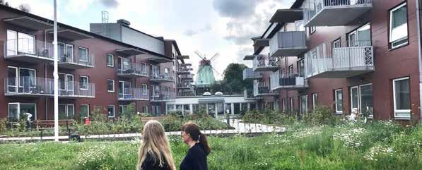NYPRODUKTION FÖRBOS BOSTÄDER KVARNKULLEN Trygghet kännetecknar seniorboendet I början av 2017 stod husen på Kvarnkullen i Kungälv klara och de första hyresgästerna började flytta in.