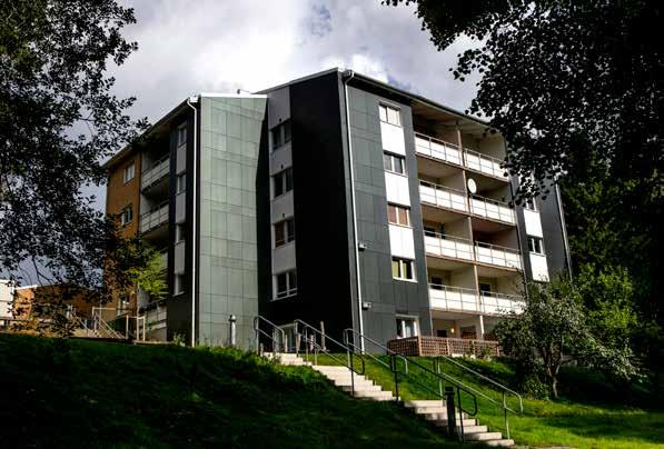 FÖRBOS BOSTÄDER NYPRODUKTION SKINNEFJÄLL NYGAMMALT BOENDE När en lokal i ett av Förbos hus i Mölnlycke blev ledig utvärderades möjligheten att omvandla den till bostäder.