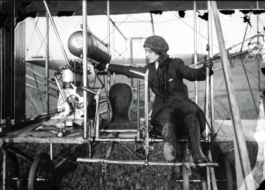 Katherine Stinson (1891 1977) var den fjärde kvinnan att ta flygcertifikat i USA.