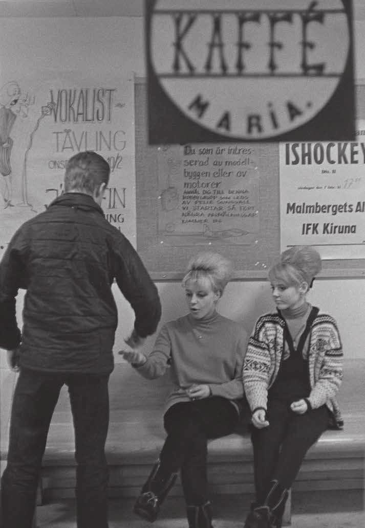 Ungdomsgård i Malmberget, 1965.