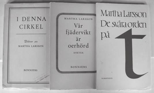 26) Tre diktsamlingar med utgivningsår 1946, 1948 och 1964.