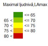 Enligt SFS 2015:216 finns det möjlighet till avsteg för maximal ljudnivå på uteplats, dock bör nivån inte överskridas med mer än 10 db(a) fem gånger
