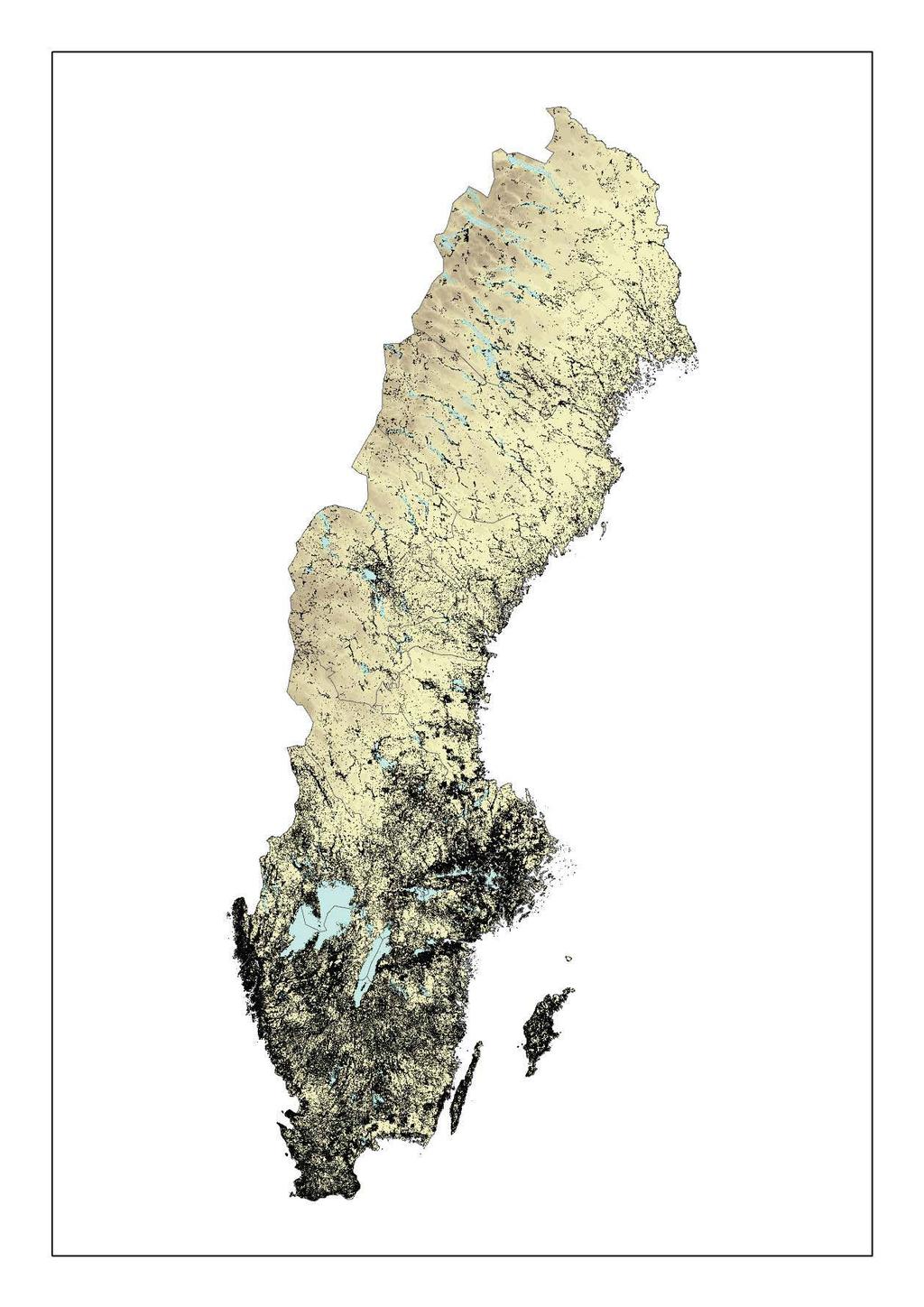Figur 3. Forn- och kulturlämningar registrerade i FMIS.