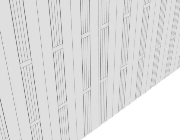 22 Anpassning av längd Fig. 22: Om väggens mått inte passar med modulmåtten på Thermomuren (50 mm) görs en generalskarv.