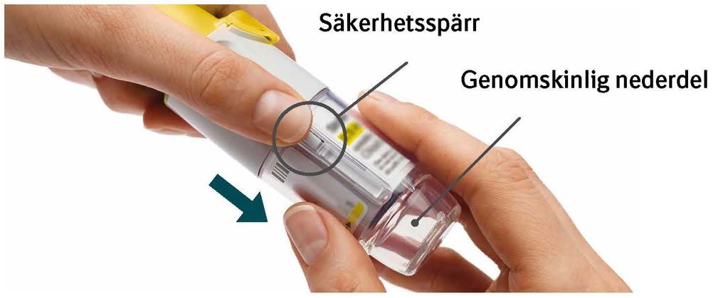 Förbered för användning 1. Ta bort den genomskinliga nederdelen Behåll locket på.