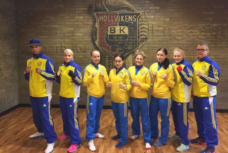 ELITBOXAREN LINA SKOGHAGEN Uppåt både i och utanför ringen var uttagen i den landslagstrupp som hade träningsläger på klubben inför Balkan Cup i oktober.
