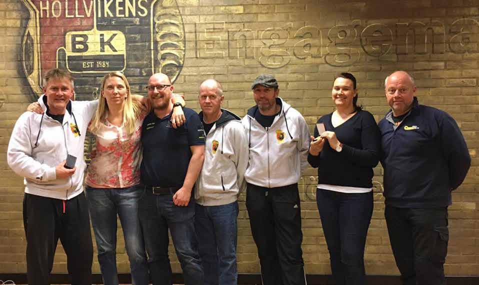 Styrelsen 2017, fr v: Ken Kvist, Pernilla Persson, Joacim Ekstrand, Mats Olander, Joakim Berghult, Jennie Härstedt och Magnus Nilsson.