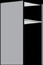 Överskåp / Väggskåp 1 2 1 Mät och markera överskåpens underkant från högskåpens ovansida 2 Om det inte finns högskåp så mät 530 mm