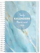 Lines/Temakalendrar Raw Kalender med tryckt kartongomslag, gummiband.