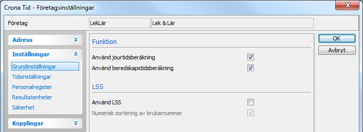 Çrona Tid Schema Jour och beredskap kopplas på i Företagsinställningarna. < Jourtidsschema Precis som för dagschemat för arbetstid, skapar du så många jourtidsscheman du behöver.