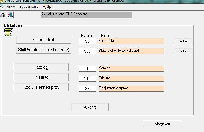 Observera skillnaden här och även att föreslagna pris inte nödvändigtvis behöver följa ordning lika som priskoder då dessa automatiskt registreras utifrån de släpp som redovisats i kronologisk