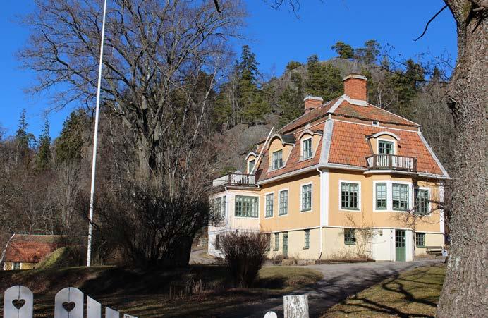äldre villabebyggelsen präglas av