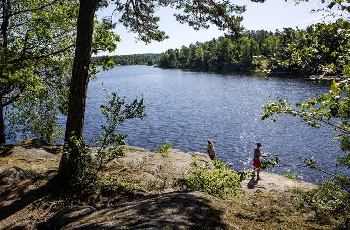 vandringsleder på Södertörn och i övriga Södermanland. Leden möjliggör flerdagarsvandringar genom olia naturområden.