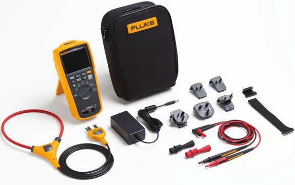 Fluke 279 FC/iFlex TRMS värmemultimeterpaket Beställningsinformation 279 FC TRMS värmemultimeter Innehåller 279 FC sann RMS värmemultimeter, TL75 testkablar, uppladdningsbart