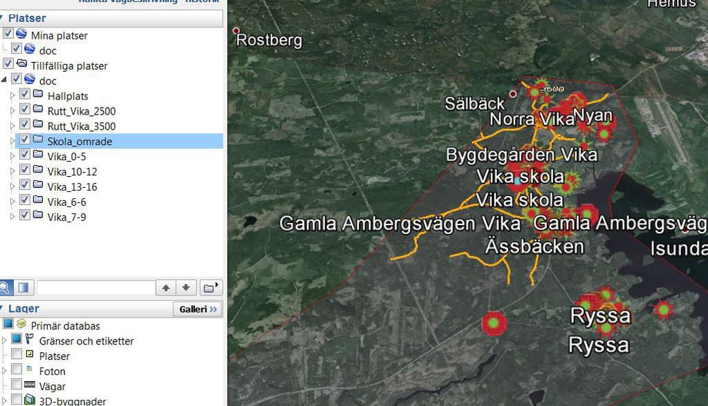 Befolkningsdata och vägar med automatik via webtjänster, adressar via veckovis avisering.