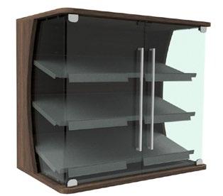 -SH 1800011-998 BREDD: 443 mm DJUP: 514 mm HÖJD: 749 mm -SH 180011-998 Bänkvitrin 833