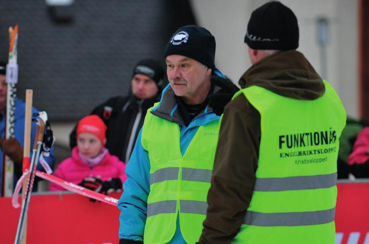 Lovisa och Johan var två av alla NOK-are som såg till att Engelbrektsloppet genomfördes på bästa sätt.