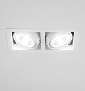 BOLT DL Infälld, ställbar LED-downlight tillverkad i aluminium som kan fås med fyra olika spridningsvinklar. Bolt DL finns med olika effekter och ljusflöden.