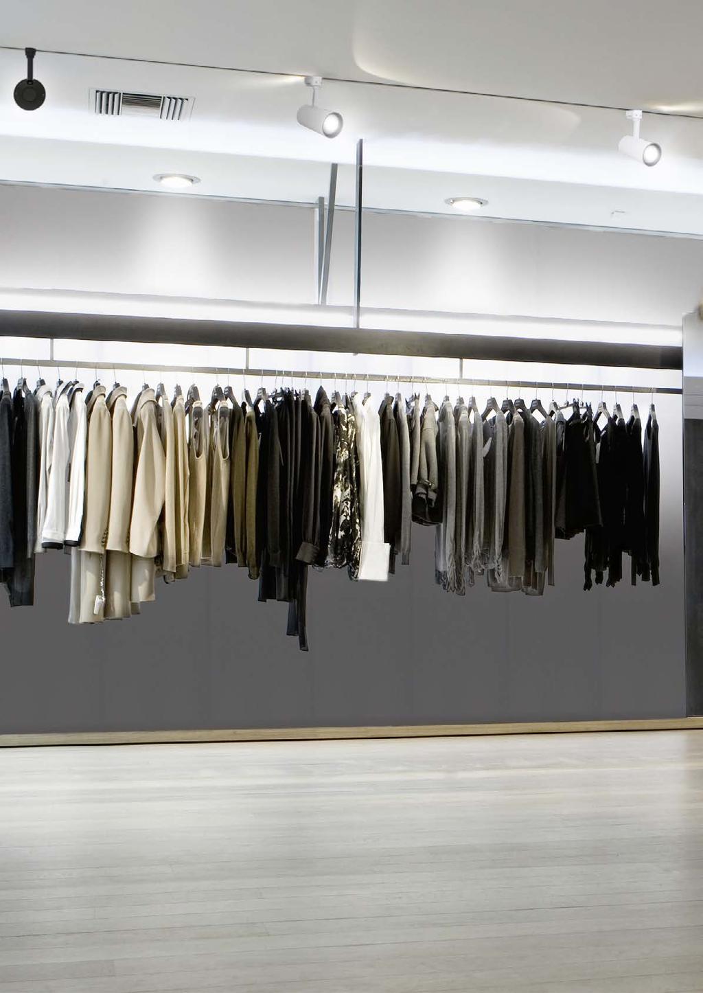 LEDVANCE LED-ARMATURER BUTIK BUTIK ESTETIK MÖTER FUNKTION BUTIKSARMATURER FRÅN LEDVANCE Bra belysning betyder bra affärer eftersom endast optimalt ljus kan skapa en avslappnad atmosfär för kunderna,