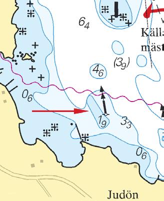 13 Nr 432 Sweden. Central Baltic. Västervik. Lusärnafjärden. Lysingsbadet. Shoal. See: 2012:416/8093 A shoal has been found at Lysingsbadet.