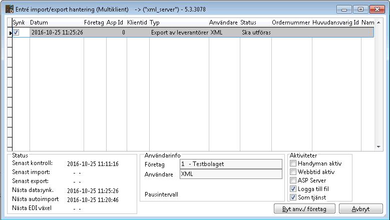 Entré Förberedelser. Hur patchar man Entré? OBS! Från version 5.3 går det ej att köra Entré-klienten på Windows XP eller Windows Server 2003.