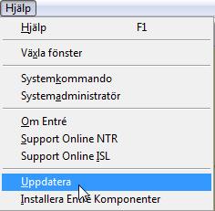 Gå på Hjälp-uppdatera Klicka på Kontrollera version Här