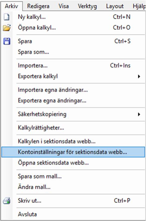 Ny programversion av sektionsdata webb Första veckan i april respektive oktober släpps alltid en ny programversion av sektionsdata och sektionsdata webb.