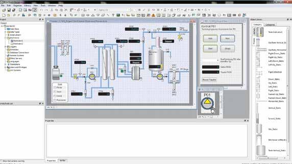 ... överordnat övervakningsystem Stora kommunikationsmöjligheter WideQuick HMI/SCADA erbjuder flera olika alternativ för kommunikation.