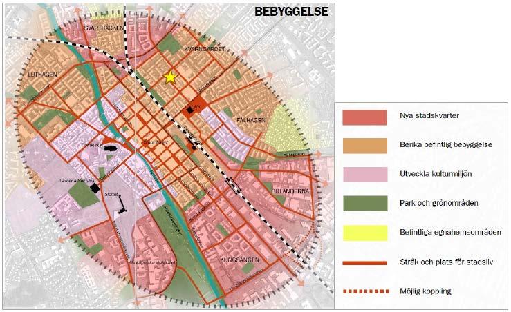 TIDIGARE STÄLLNINGSTAGANDEN Översiktsplan Planområdet är beläget inom Uppsala innerstad som enligt kommunens översiktsplan bör växa med mer yta för verksamheter och bostäder.