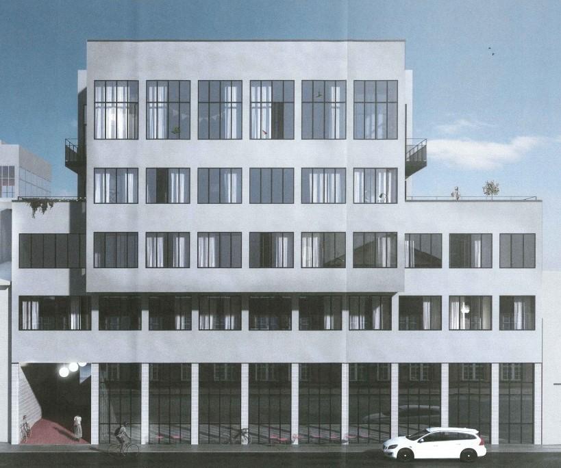 Bostadshusen kommer att uppföras inom den sedan tidigare gällande detaljplanen, Detaljplan för kvarteret Domald.