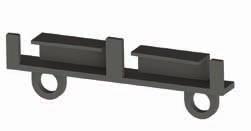 FIBERRULLAR OCH FIBERLEDARE Rak ledare EFA04 60 Svart UL94 V0 Nylon 6, RMS-390 Innehåll EFA04-60-001 Guide 100 EFA04-60-P01 Guide med självhäftande lapp 100 EFA04-60-R01 Guide med SRHR-3555 Nitar 100
