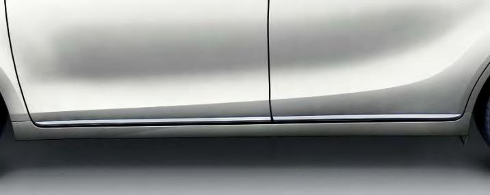 Samtliga tillbehör kan köpas var för sig. Chrome Pack 1.