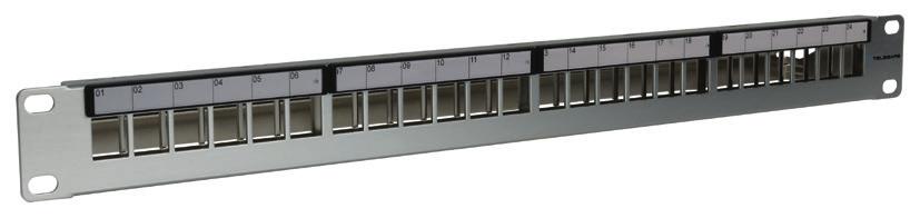 Modularjack TCS Croco ToolLess UTP C6 TCS verktygslösa jack för snabb och enkel kontaktering. Kontaktering enligt 568A eller 568B.