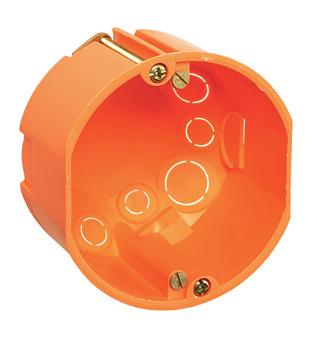 Skarvbox UTP/STP C6A "Splice box" utformad för att skarva två installationskablar med bibehållna transmission- och skärmningsegenskaper. Klass EA.