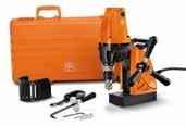 Pris exkl moms: 20 150 SEK 72704061000 KBM 50 U 1 200 W 130-260/ 260-520 * tillval med tillbehör. MAGNETBORRMASKIN KBB 30 Extremt kompakt för borrning på byggarbetsplatsen.