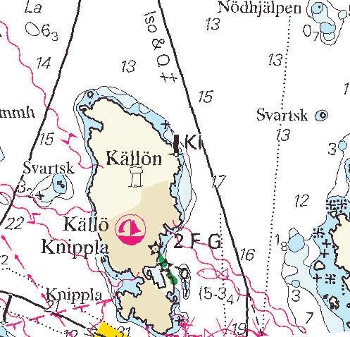 Nr 8 4 Sweden. Kattegat. Göteborg archipelago. Källö Knippla. Delete wreck. Position: 57-45,05N 11-39,31E 1. Delete wreck and depth (10) in position above. 2.