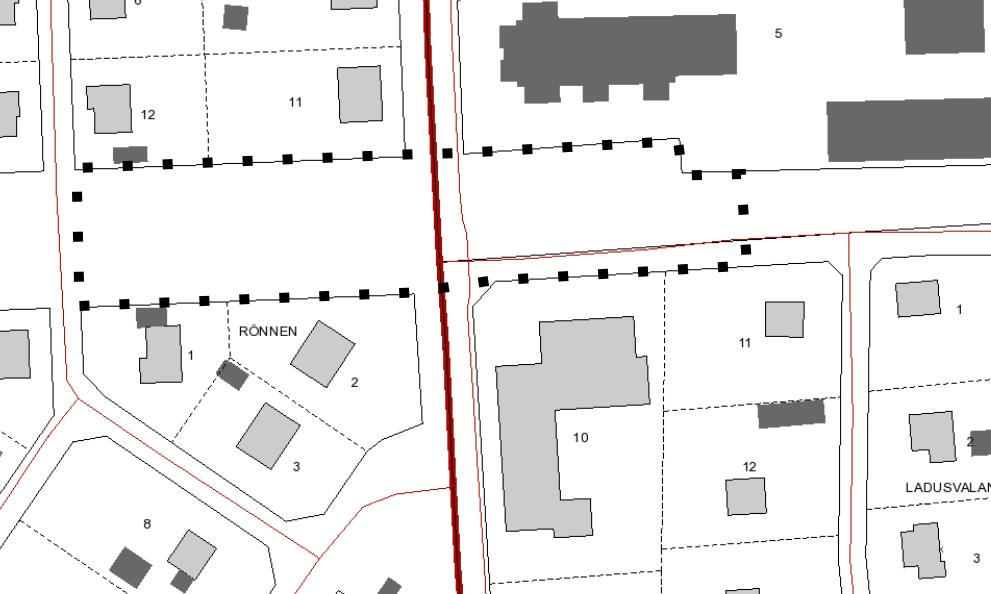 2(10) Planområdets ungefärliga lokalisering. Platsens förutsättningar I kommunens gällande översiktsplan från 2010 pekas det ut gång- och cykelvägar både längs riksväg 25 och längs Åkerhultsvägen.